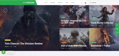 Κατασκευή Ιστοσελίδας για gaming blogs